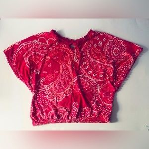Old Navy Girls Paisley Top